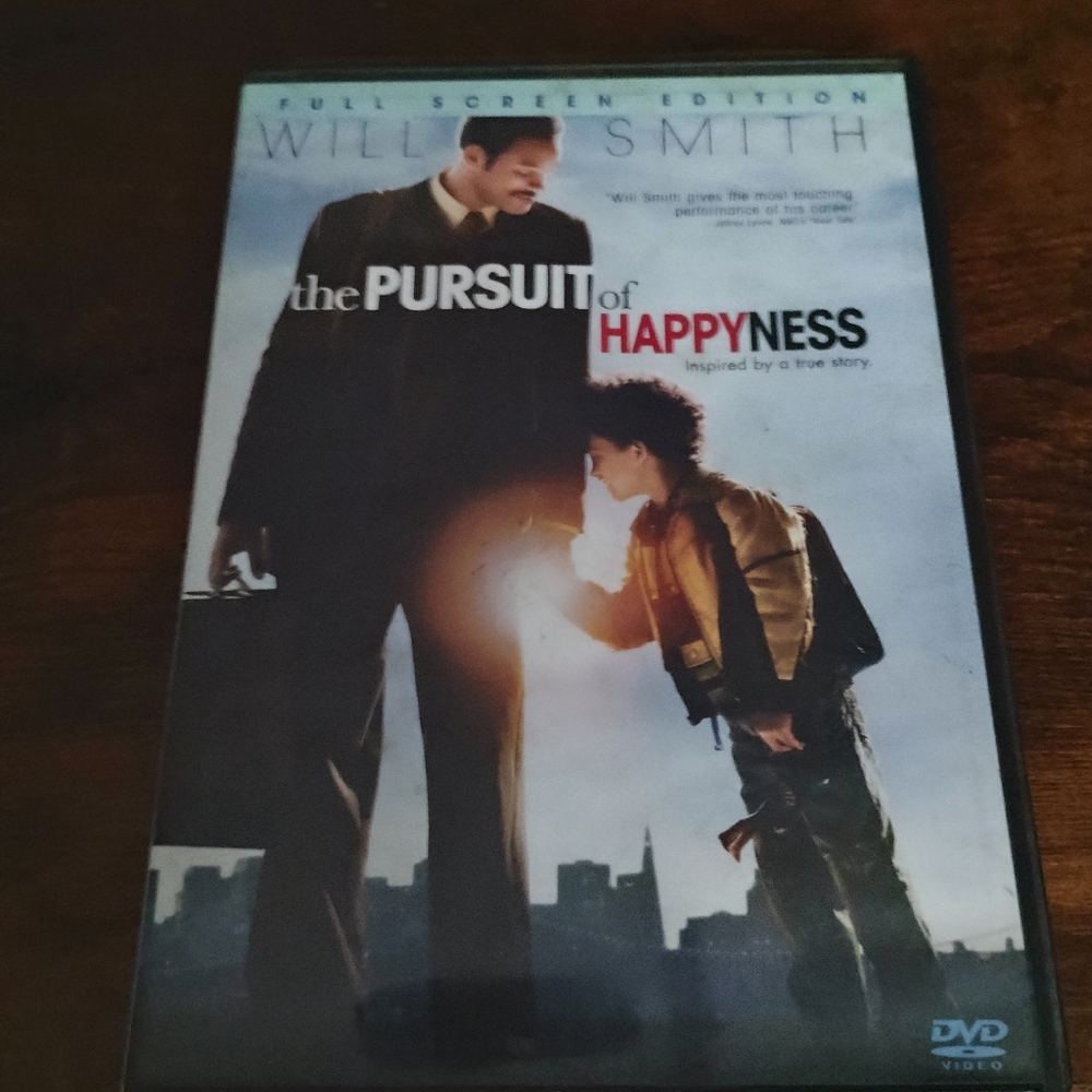 The Pursuit of Happyness DVD - Black Case